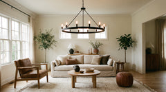 Black ceiling lights for living room