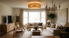 Orange ceiling lights