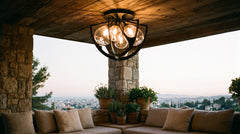 Designer outdoor ceiling lights