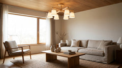 Scandinavian wooden ceiling lights