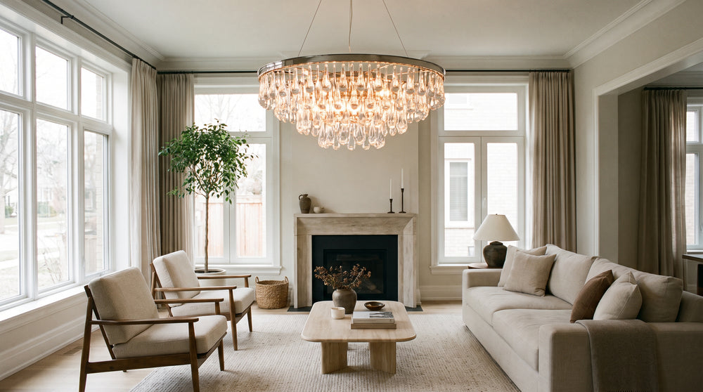 Modern crystal ceiling lights