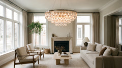 Modern crystal ceiling lights