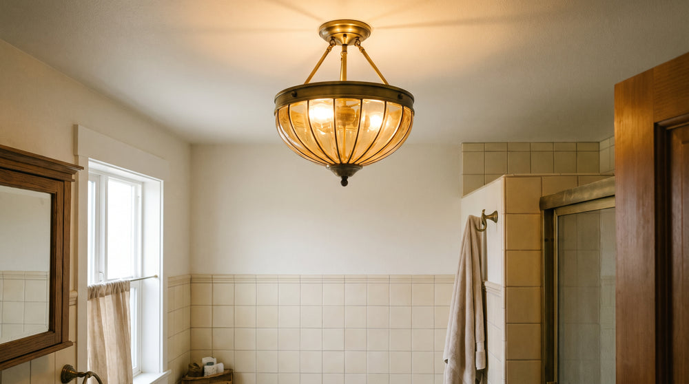 Vintage bathroom ceiling lights