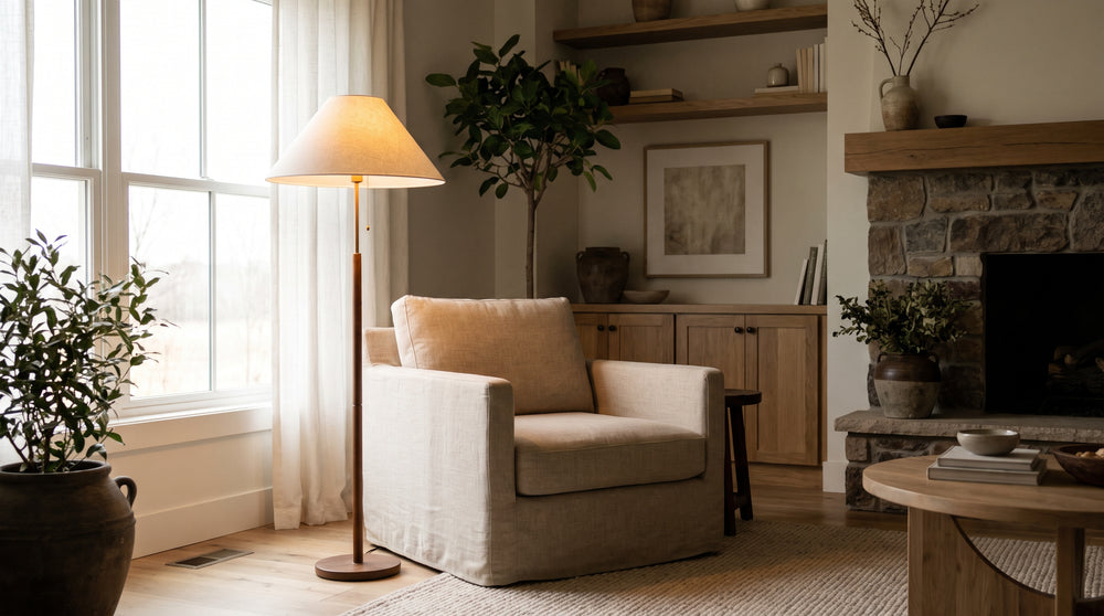 Floor lamp fish