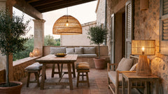 Patio spotlights