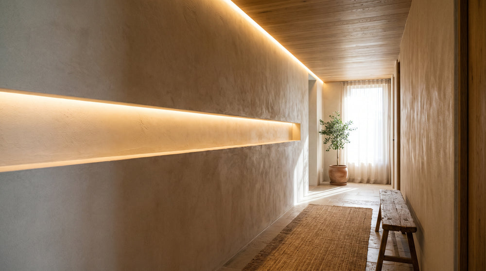 LED strips for hallway