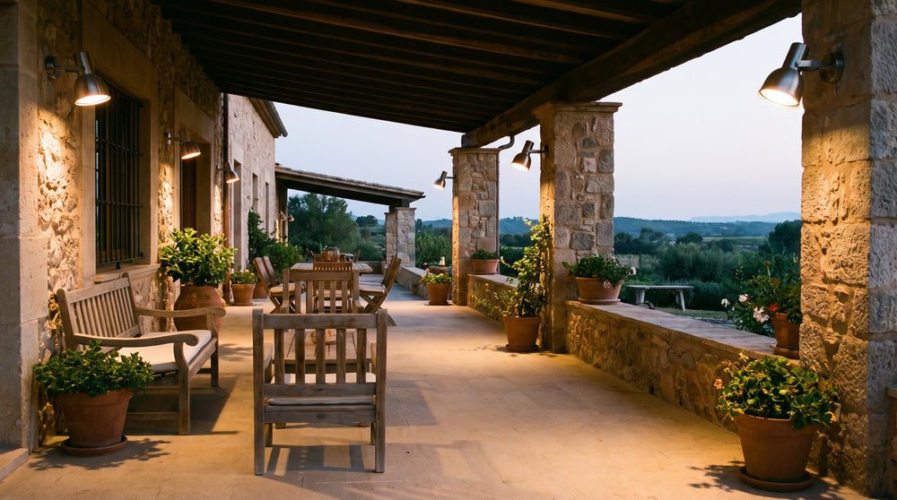 Smart outdoor spotlight