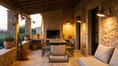 Recessed outdoor spotlights for decking