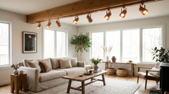 Copper spotlights
