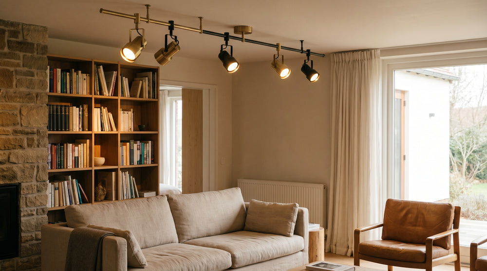 Bronze recessed spotlights