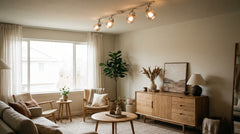 Recessed glass spotlights