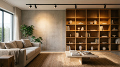 Black recessed LED spotlights