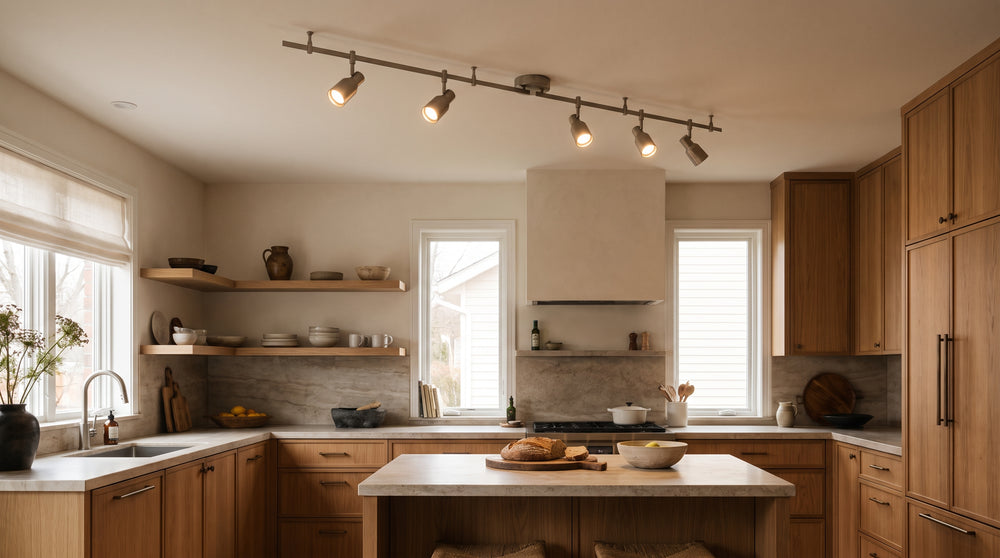 Recessed LED spotlights for kitchen