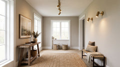 Recessed lights for entryway