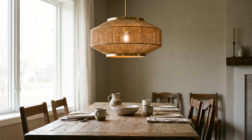 Alabaster pendant light