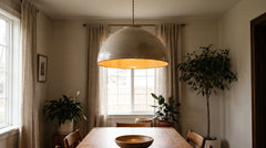 Ceramic pendant light