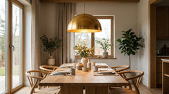 Golden Pendant Light