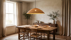 Brown pendant light