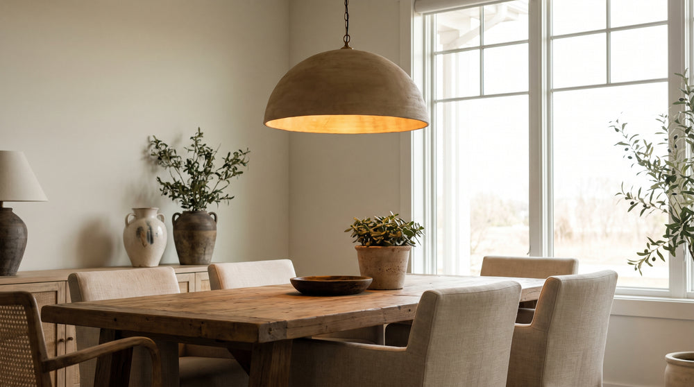 Feather pendant light
