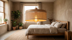 Beige pendant lights for bedroom