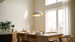 Modern white pendant lights