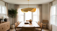 Gold-colored designer pendant lights