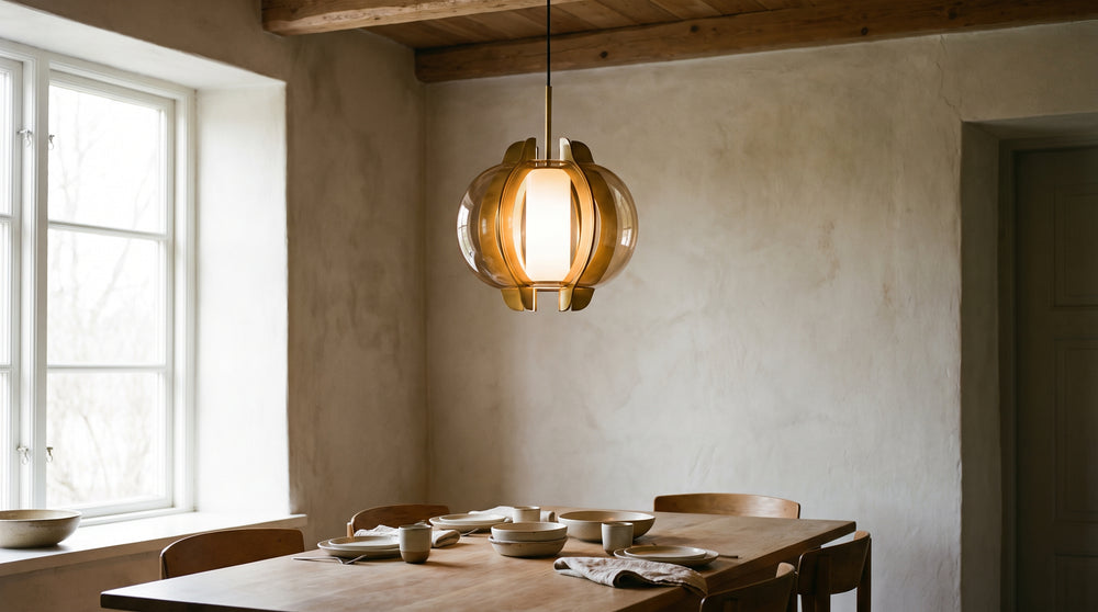Grey pendant lights