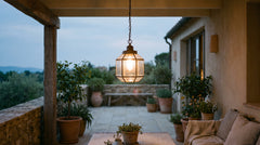 Waterproof outdoor pendant lights