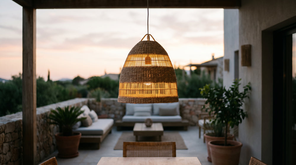 Outdoor pendant lights for patios