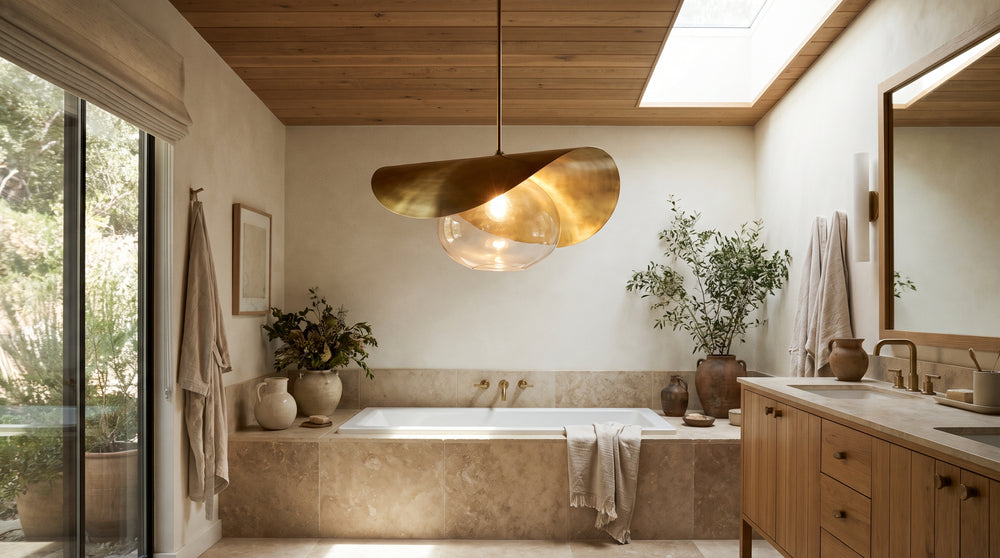 Designer pendant lights for bathrooms