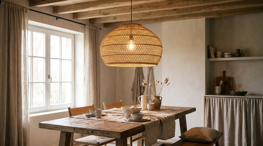 Steel pendant lights