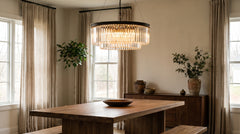 Modern crystal pendant lights