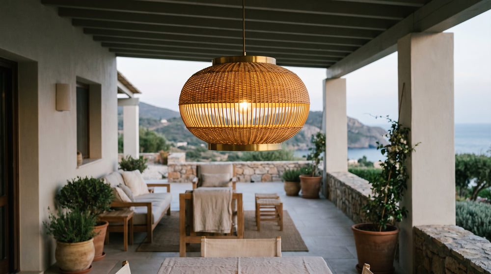 Patio pendant lights