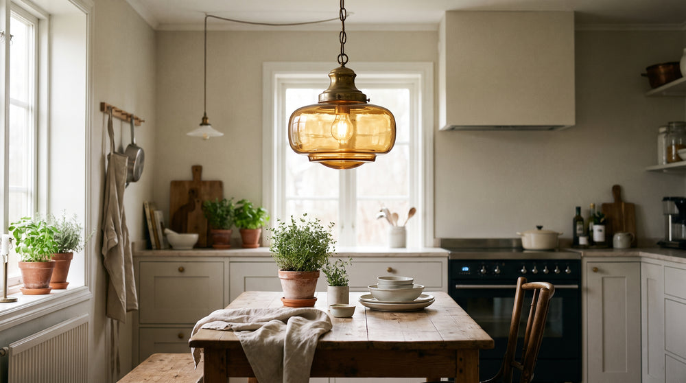 Vintage kitchen pendant lights