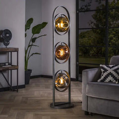 Globe floor lamp