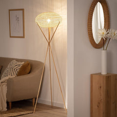 Rattan Floor Lamp