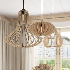 Wooden Light Fixture