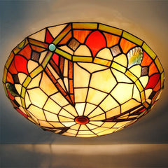 Glass ceiling light