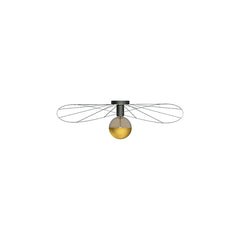 ESKOLA 70 black wall/ceiling light