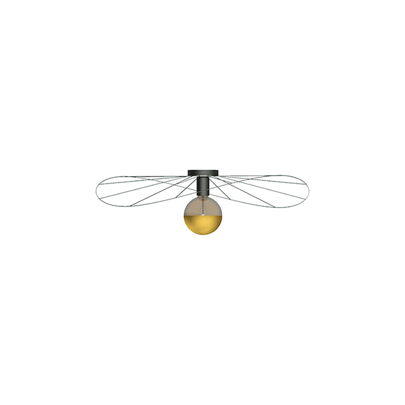 ESKOLA 70 black wall/ceiling light