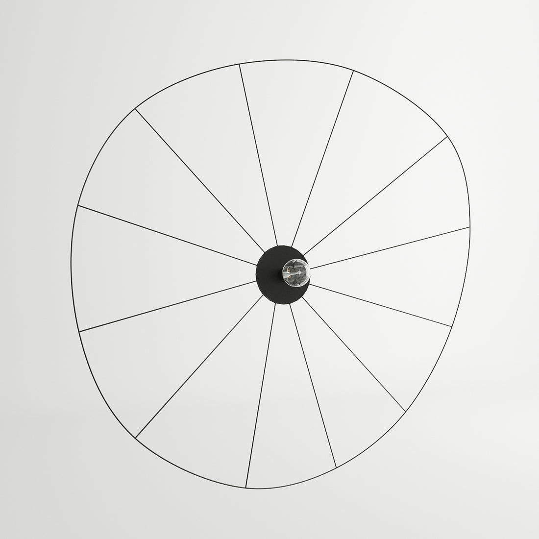 ESKOLA 70 black wall/ceiling light
