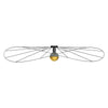 ESKOLA 140 black wall light / ceiling light