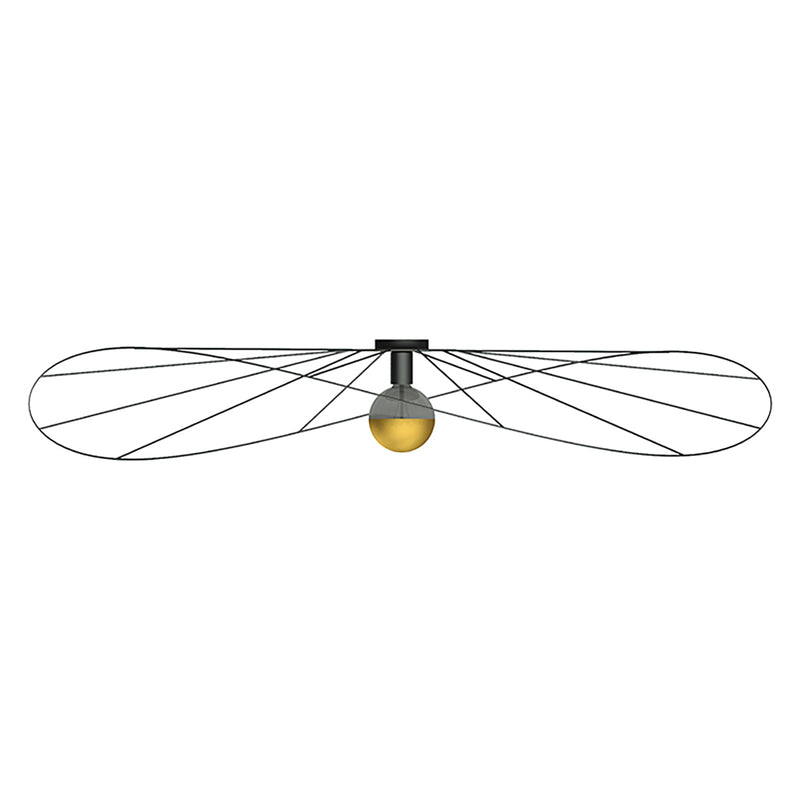 ESKOLA 140 black wall light / ceiling light