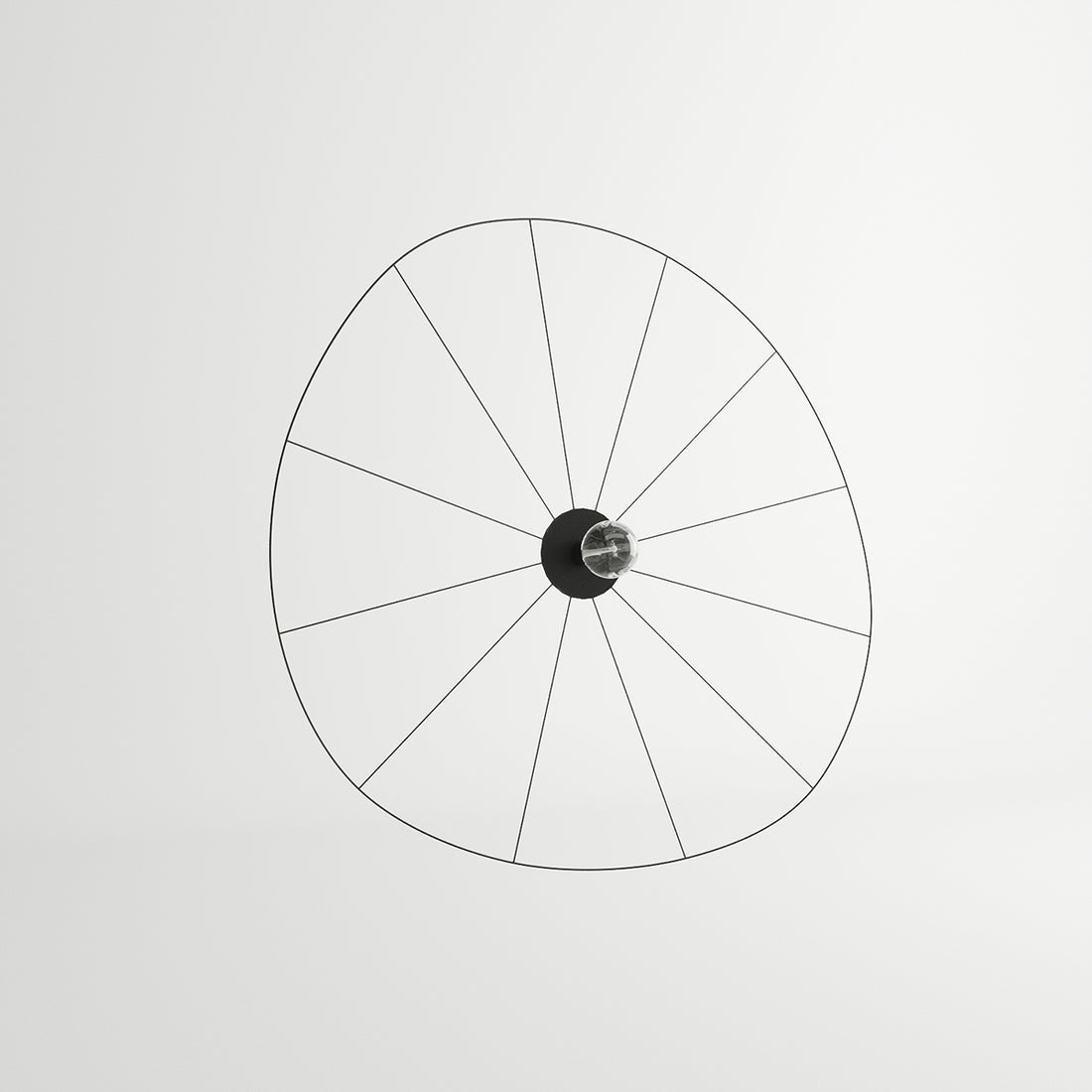 ESKOLA 140 black wall light / ceiling light