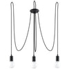 EDISON 3 black chandelier