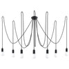 EDISON 7 black chandelier