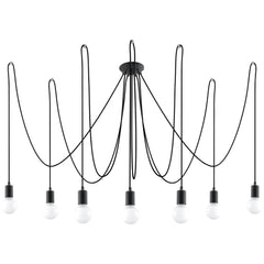 EDISON 7 black chandelier
