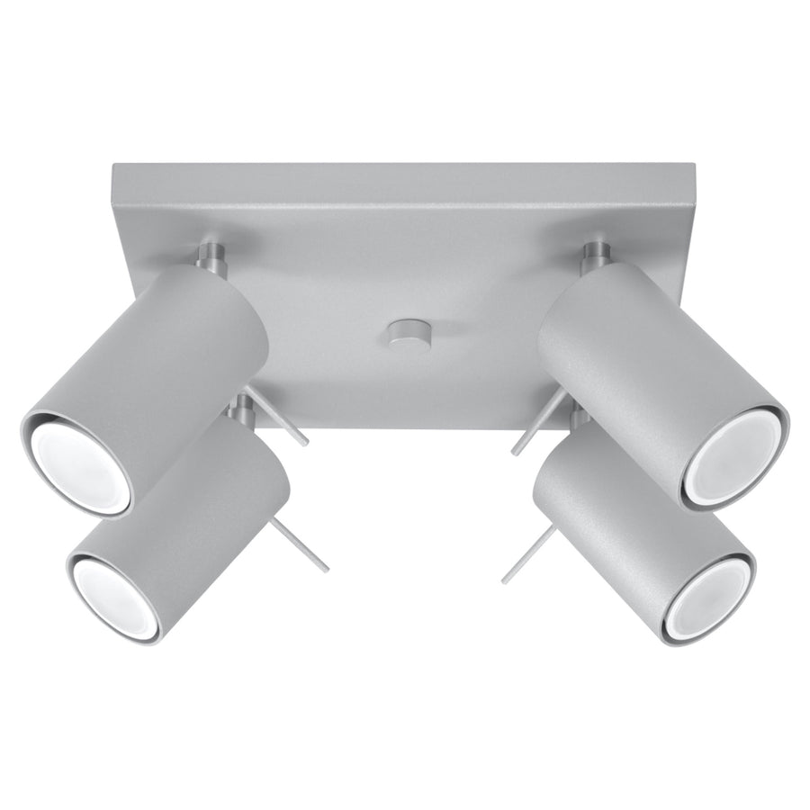 Plafonnier RING 4 Gris
