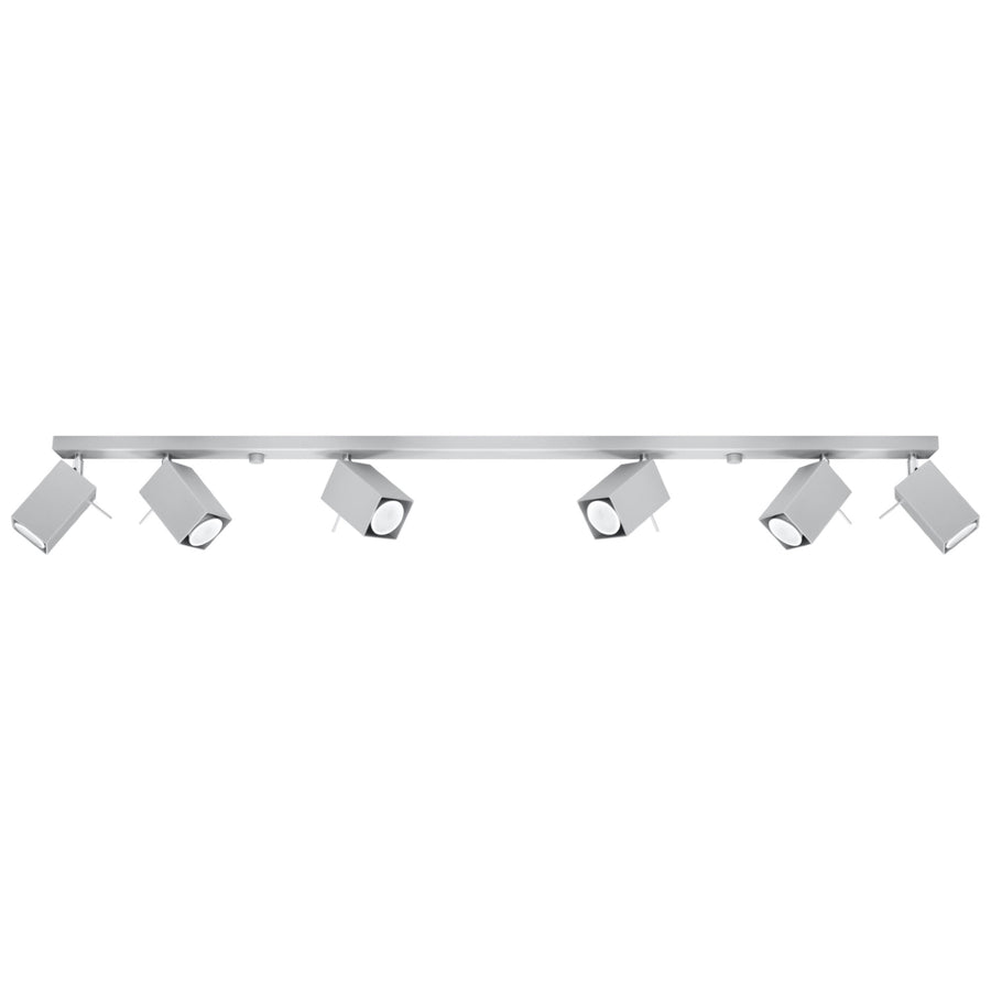 Plafonnier MERIDA 6L Gris