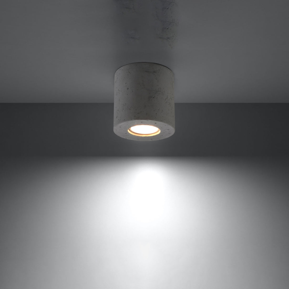 ORBIS concrete ceiling light